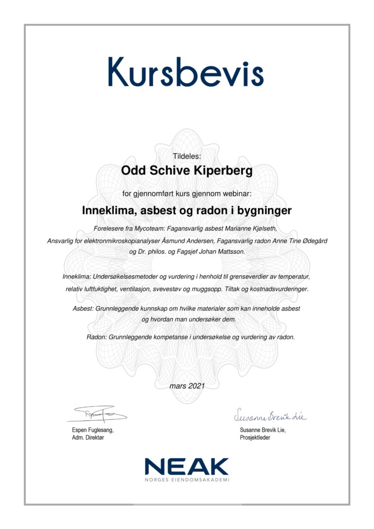 7.Kurs _Kursbevis_ Inneklima, asbest og radon i bygninger-1